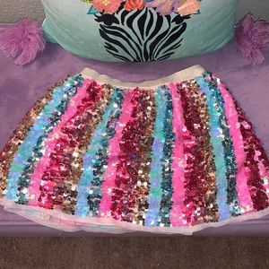 Sequenced skirt! Super cute!
